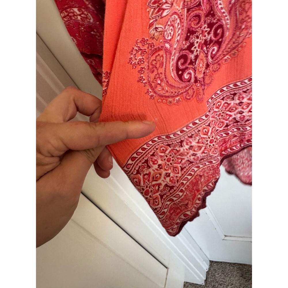 Free People Luna scarf print tunic dress size xs - Picture 6 of 13